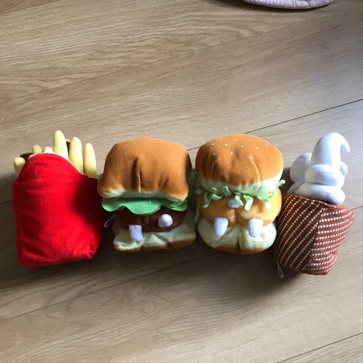 おもちゃ San-X にゃんこバーガー ぬいぐるみセット