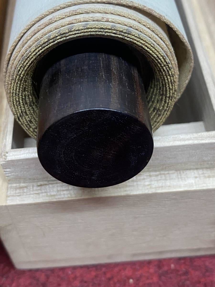 錦屋】熊代熊斐「松鶴図」絹本 高級工芸 共箱 花鳥図 瀑布図 鳥獣 鳥獣
