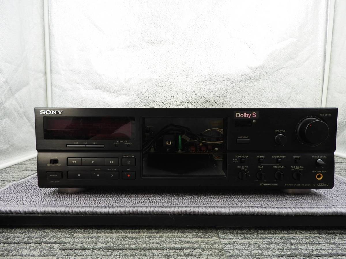 SONY ソニー☆上級機 ESJシリーズ ステレオカセットデッキ TC-K222ESJ