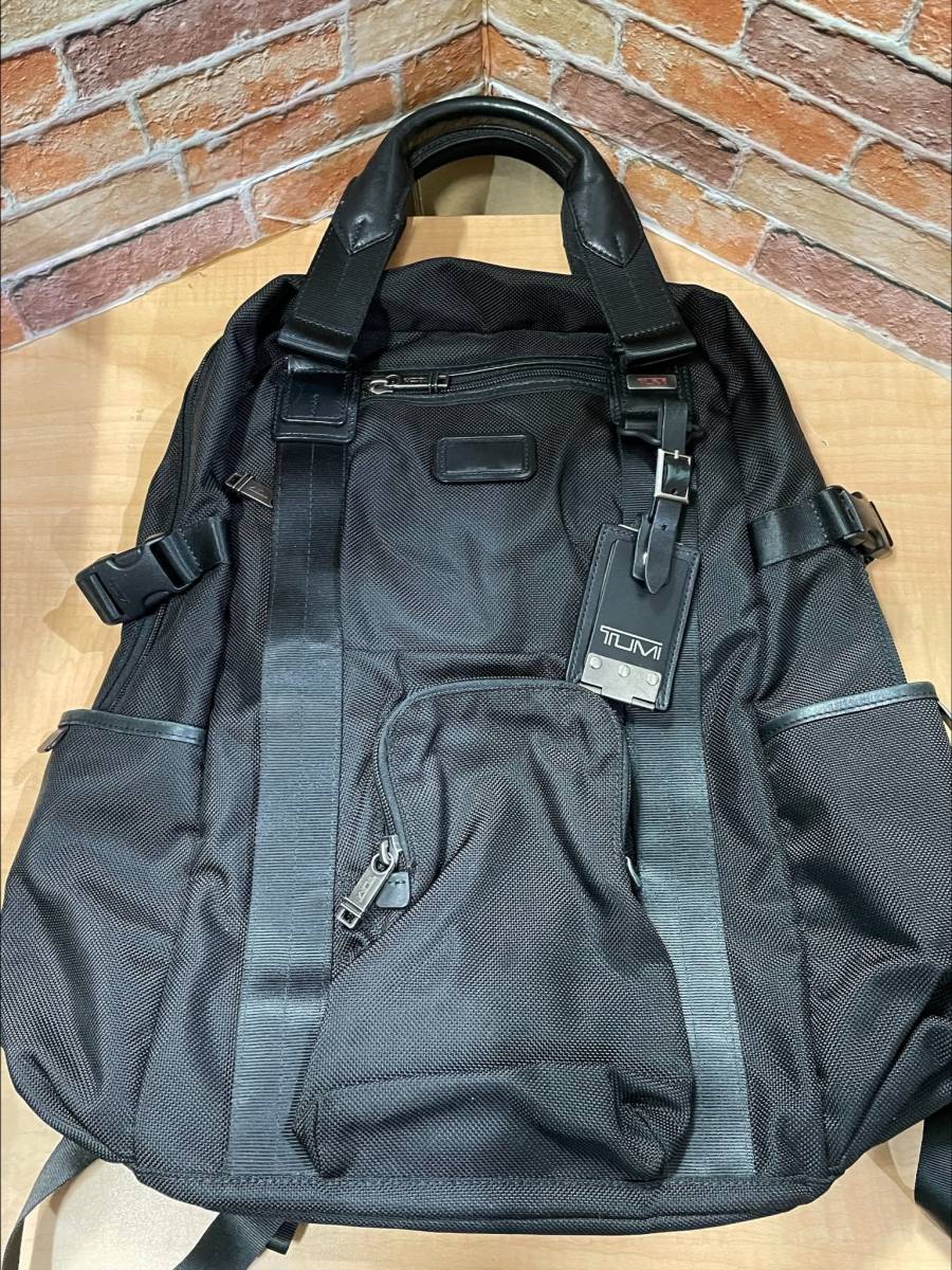 TUMI/22380DH リュック 2WAY ブラック /良品/自宅保管品 TUMI 2way
