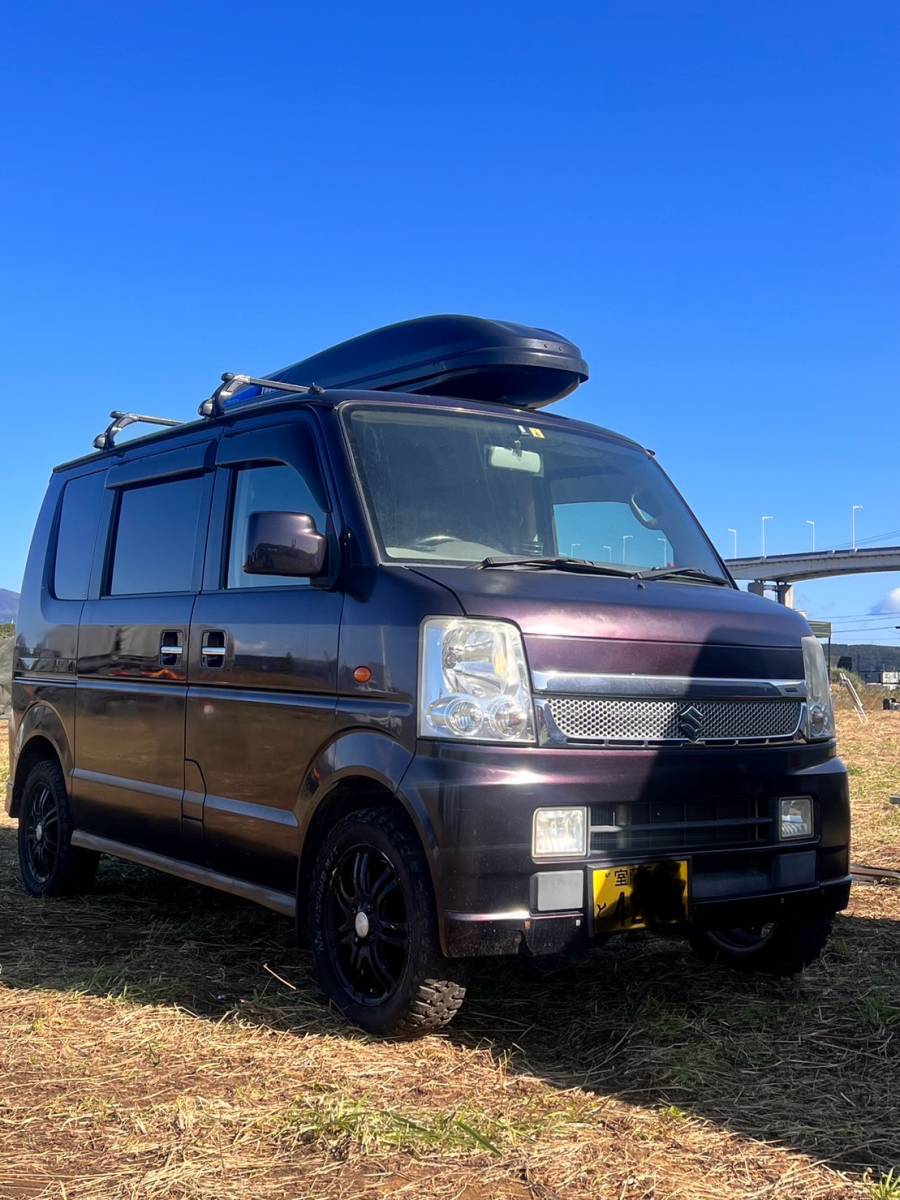 スズキ リフトアップ エブリイワゴン 4WD PZターボ スズキ・エブリイ 