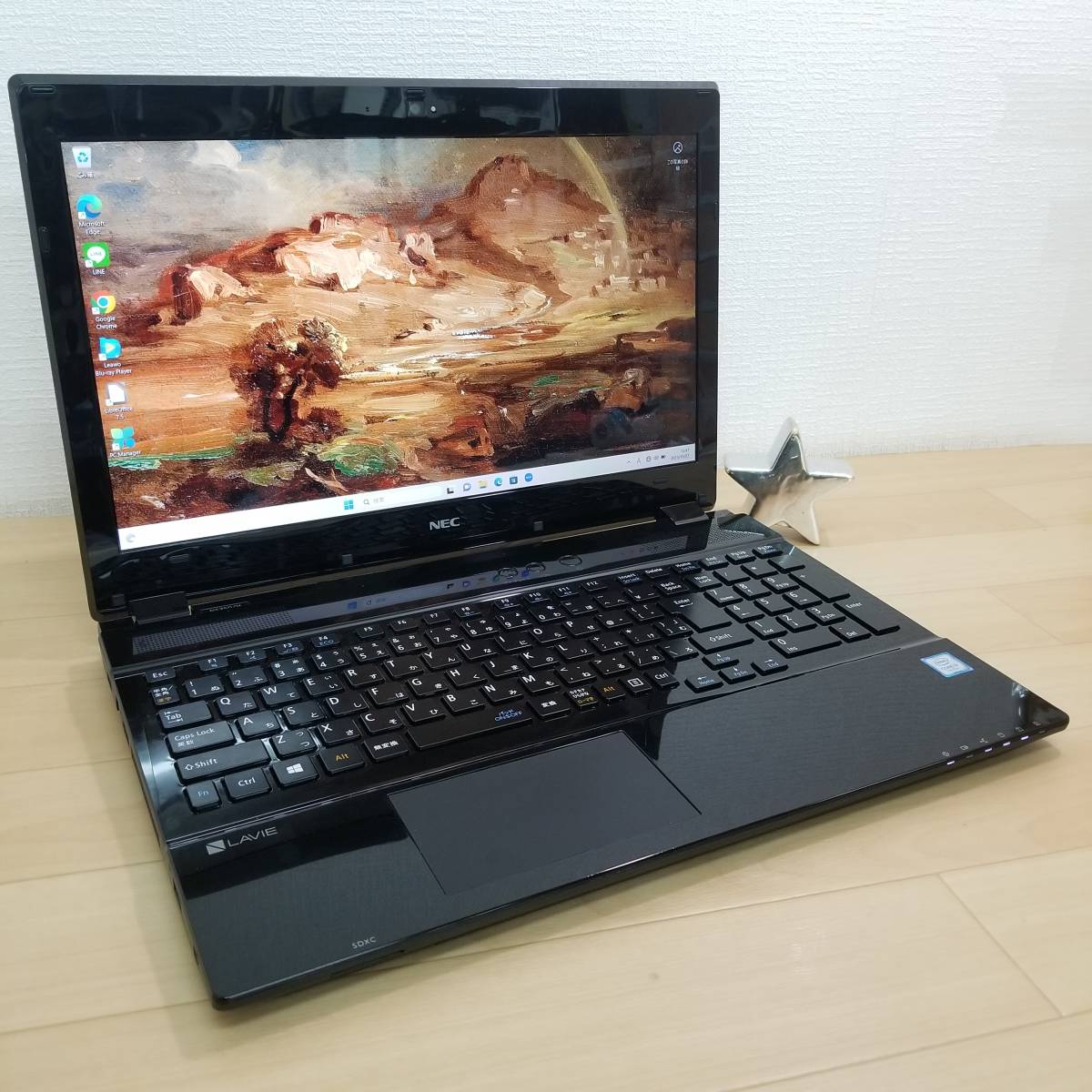 超美品/高性能第7世代i3搭載/即決特典付!HDD1TB/メモリ8GB/Webカメラ/Blu-ray/Office/スピード出荷/Win11/即使用可ノートPC・NEC(D4444)