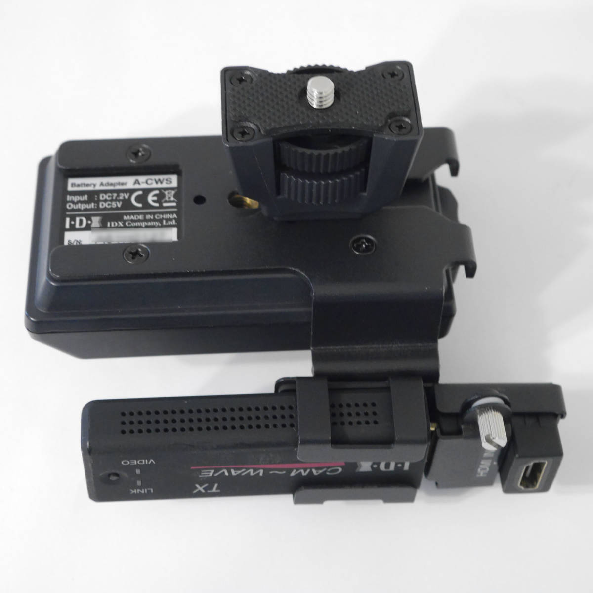 IDX I-D-X CW-1dx System HDMI: ワイヤレスHDビデオ伝送システム(受信機 IDX ワイヤレスHDビデオ伝送システム CW-1S ソニー Lバッテリー対応 無線送受信器 屋外使用可 HDMI(1080i/59.94等)対応 中古品 送料無料