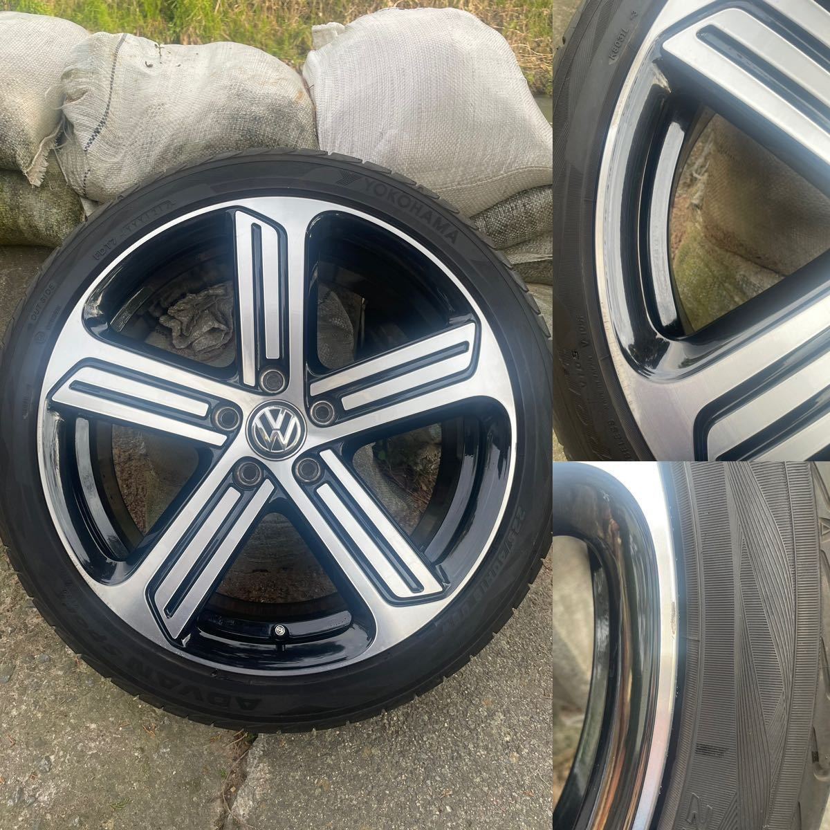VW ゴルフR 純正ホイール ゴルフ7R ゴルフ7 18インチ 7.5J +49 PCD112 