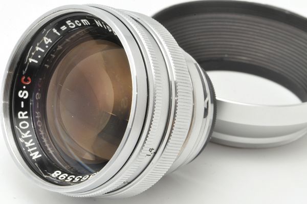 NIKKOR-S・C 5cm F1.4 Hood Nikon ニッコール Ｓ・Ｃ ニコン S 用 フード 日本光学 Nippon Kogaku 日本製 NIKKOR S C 5/1.4 50 14 Ｓ 2 ２