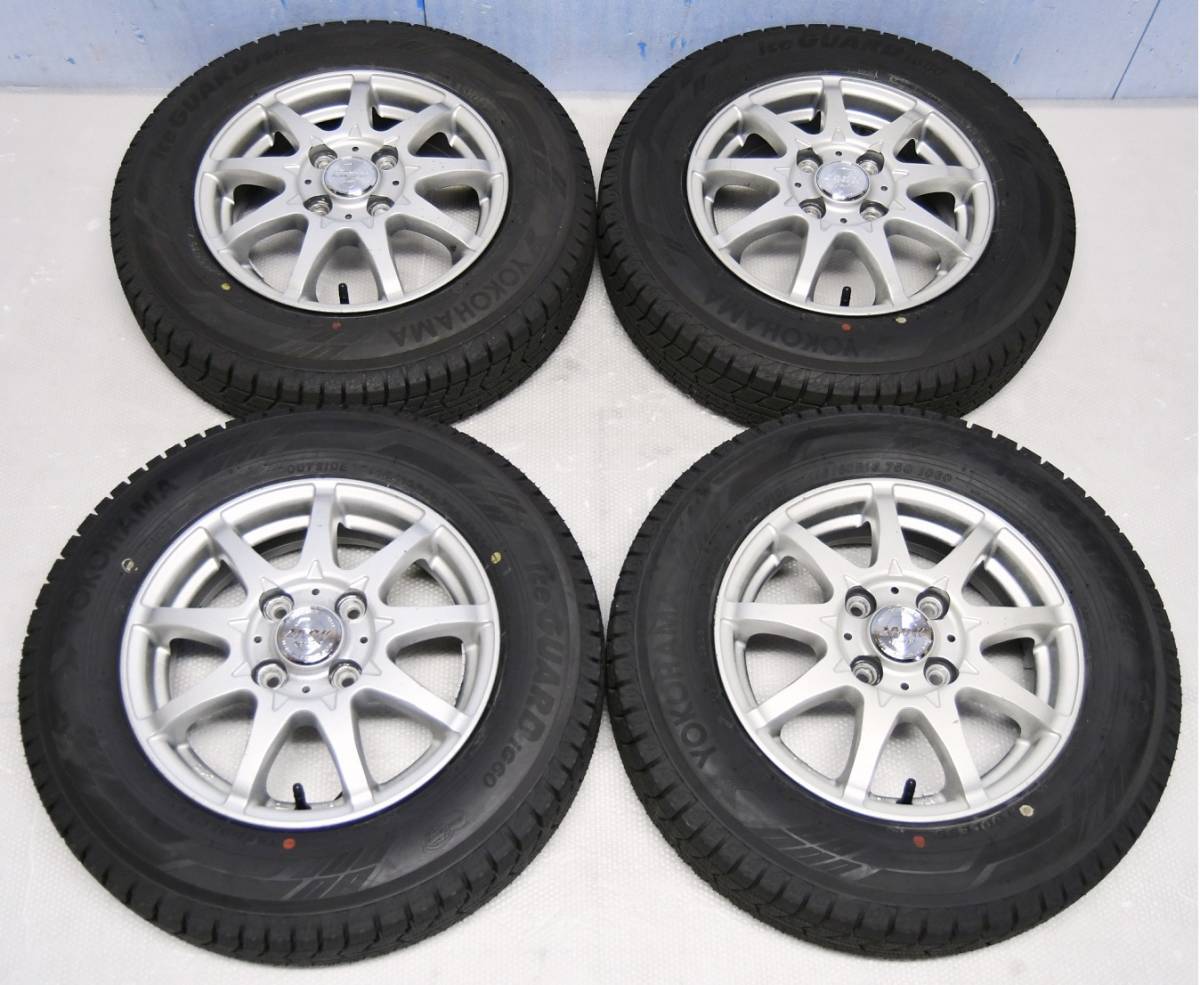 バリ山 2021年製 145/80R13 Zack 13インチ 4J 4H-100 +43 ヨコハマ