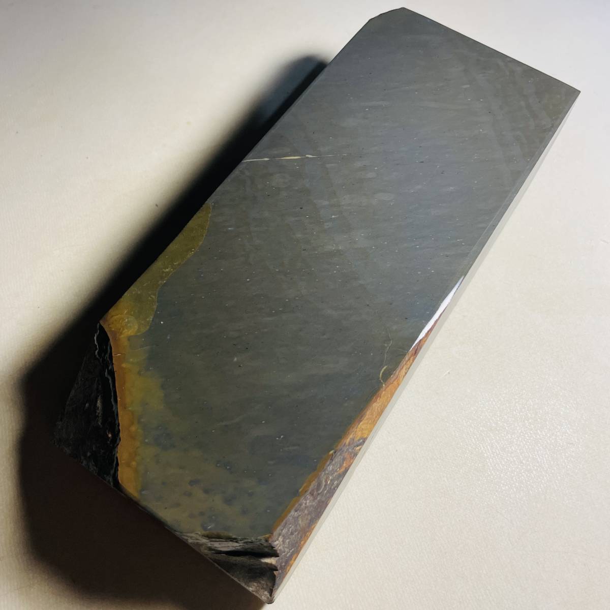 天然砥石 正本山合砥 馬路山 1756g 仕上げ砥石 ／ 鉋鑿大工道具鋸剃刀 