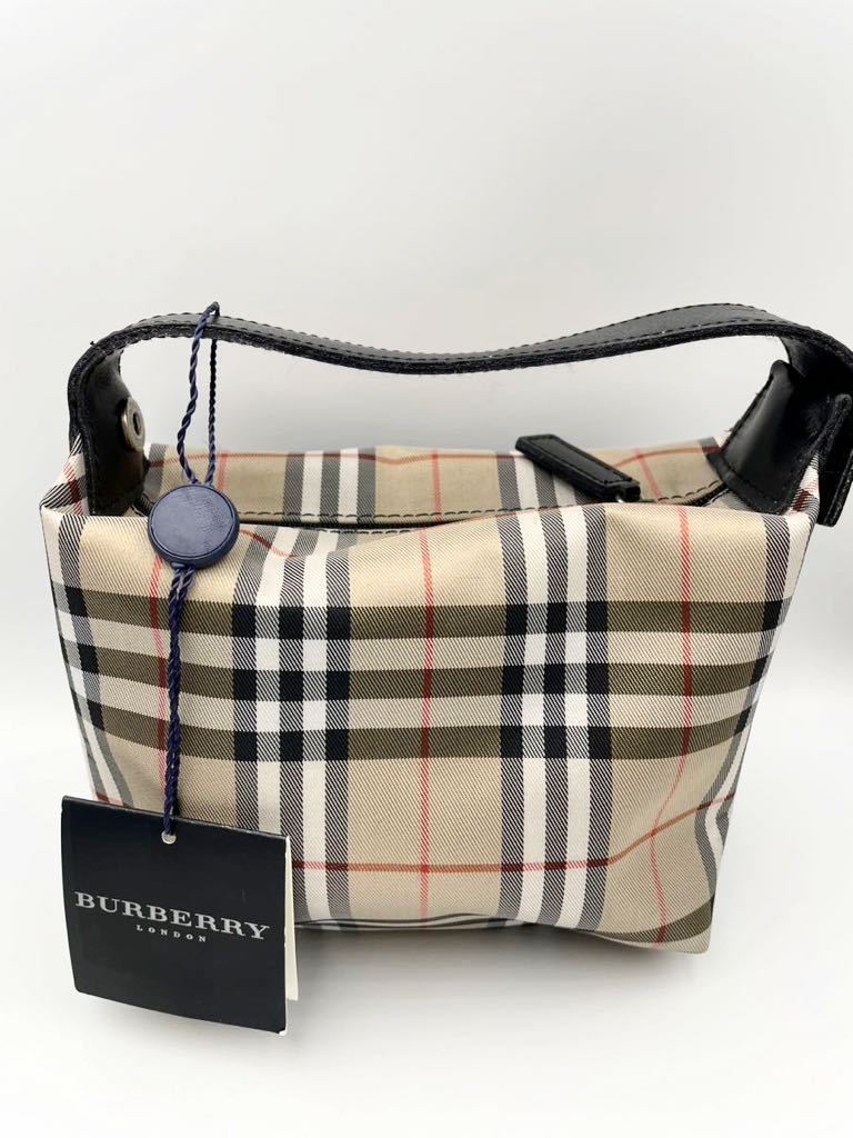 ☆BURBERRY バーバリー ハンドバッグ トートバッグ レザー 本革 ノバ