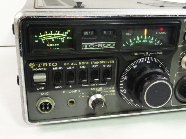 TRIO トリオ ☆ 50MHzオールモード TS-600 無線機 アンティーク