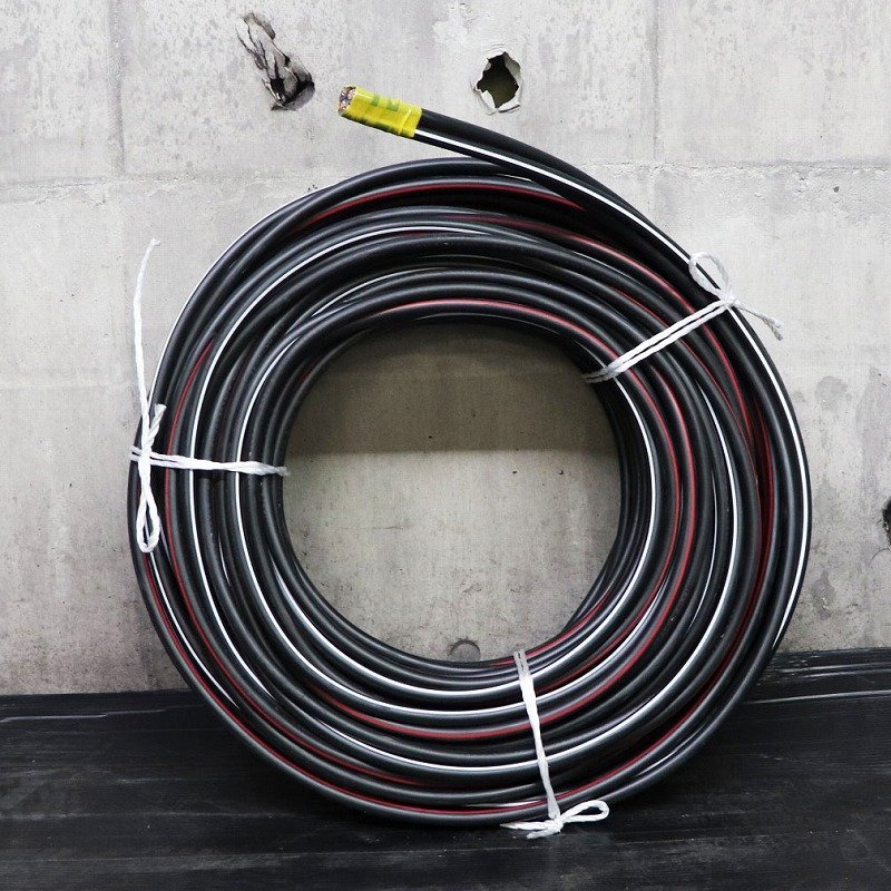 《Ｘ02492》矢崎 2022 JCT JCO307019 600V CV 38mm2 LFV PbF 架橋ポリエチレン絶縁ビニルシースケーブル 38.6kg 未使用品 ▼