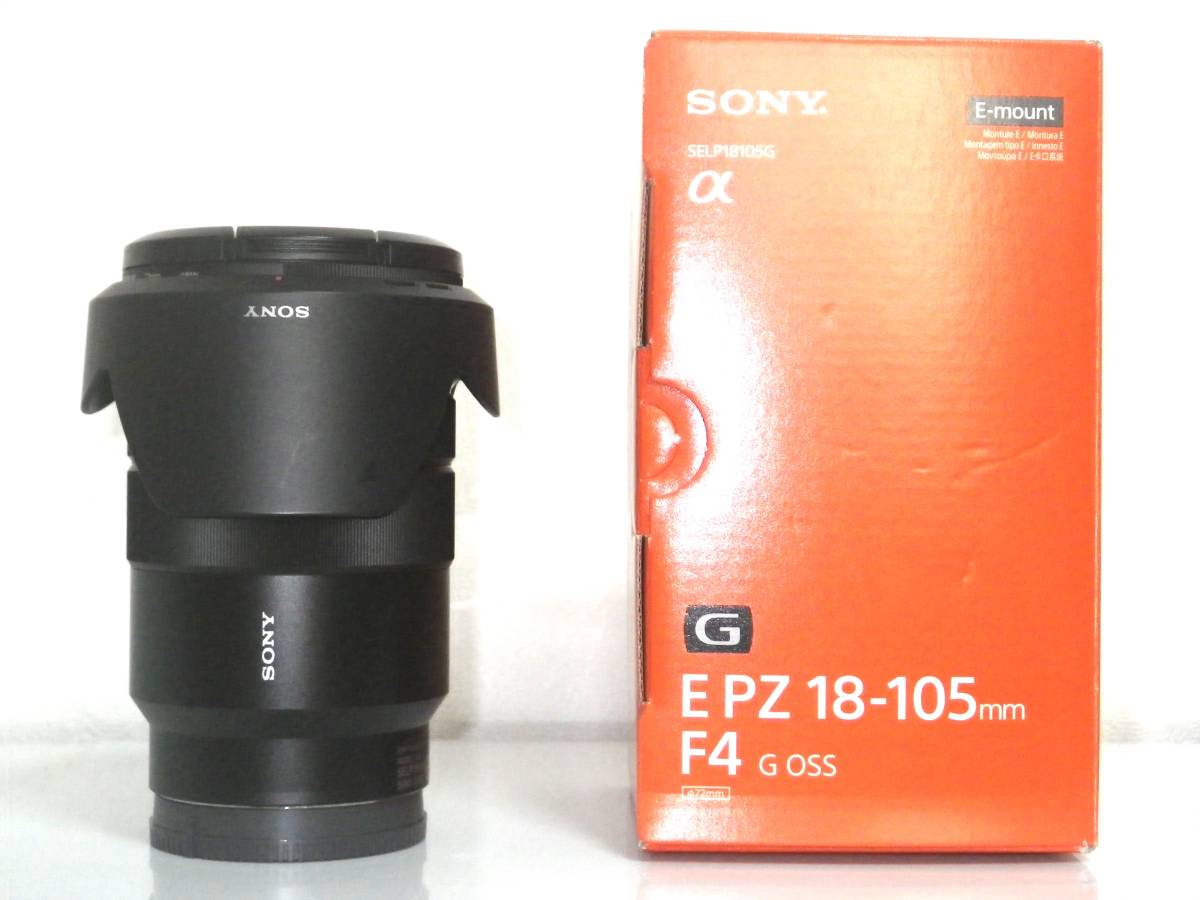 PZ G E OSS 18-105mm Sony F4 Lens SELP18105G - SONY | f⁄4 : com
