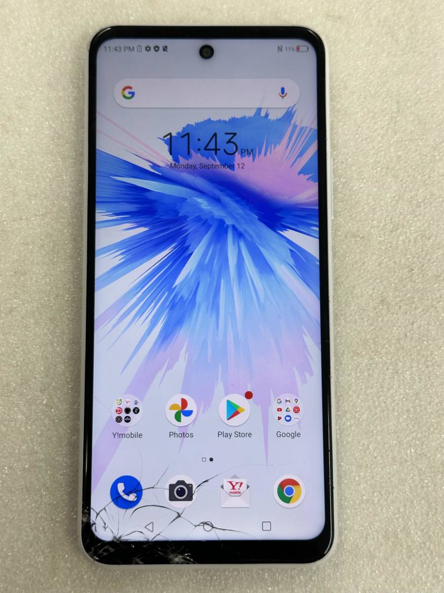★ ジャンク品 Ymobile A103ZT Libero 5G II 64GB ホワイト 本体 部品取り外し用 ★