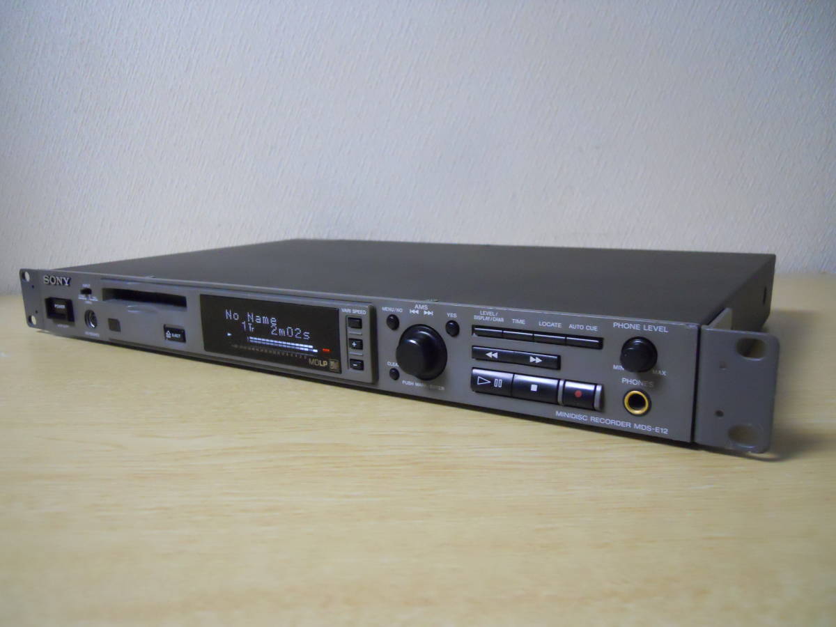 ☆SONY☆ ソニー 業務用 MDプレーヤー MDS-E12 / 動作品・メンテナンス