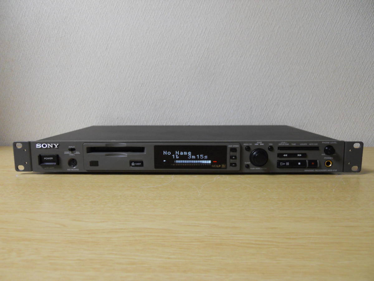 ☆SONY☆ ソニー 業務用 MDプレーヤー MDS-E12 / 動作品・メンテナンス