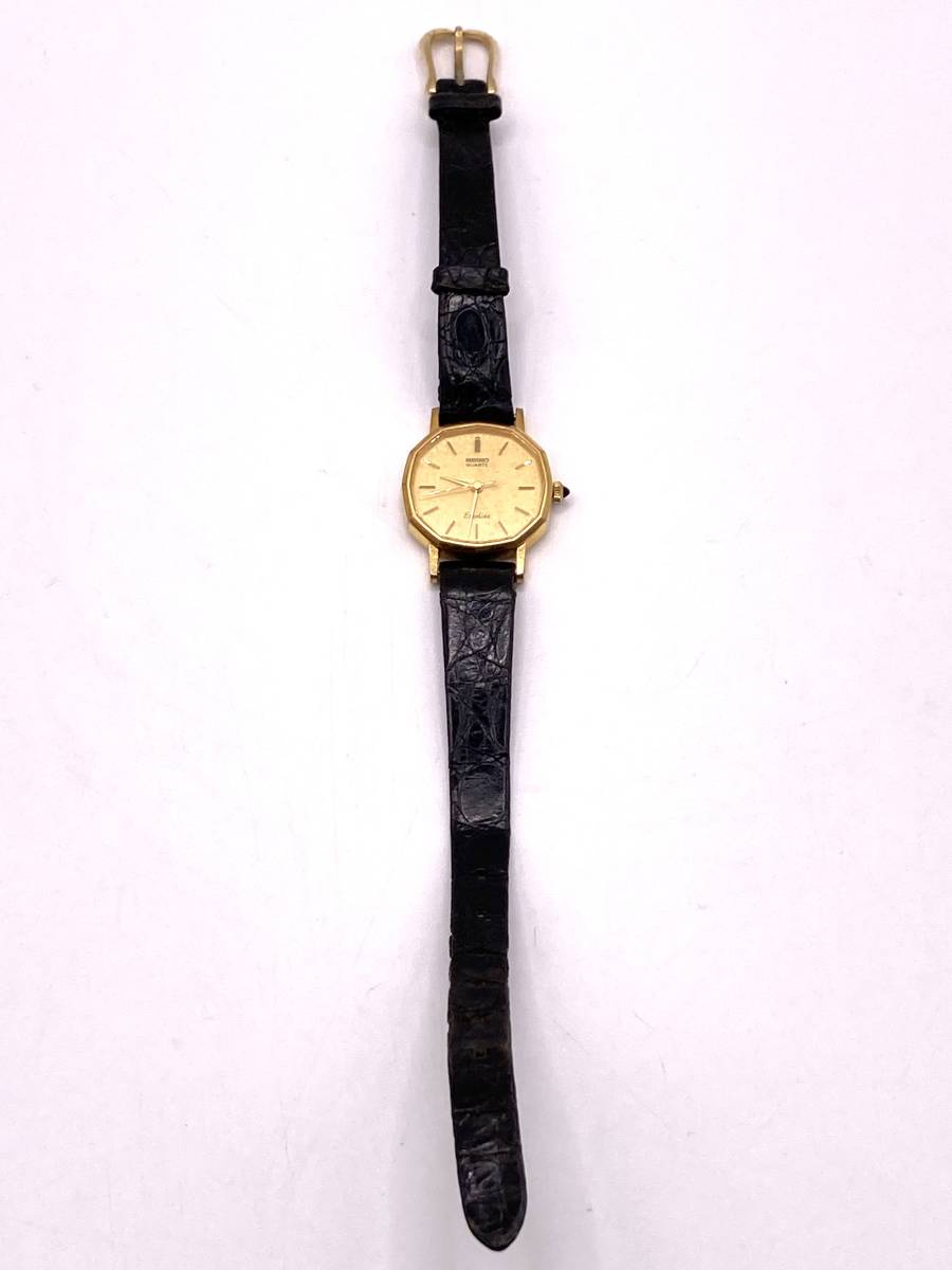 【TT3399】SEIKO EXCELINE セイコー エクセリーヌ 14K 1221-5000 14金 不動