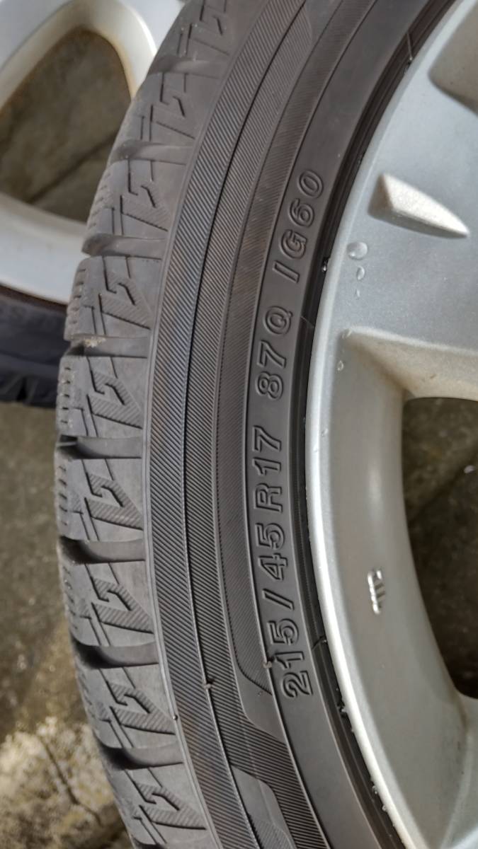 スバル SUBARU レガシィ BP5 純正 17インチ 7.0J +55 PCD100 5H【215