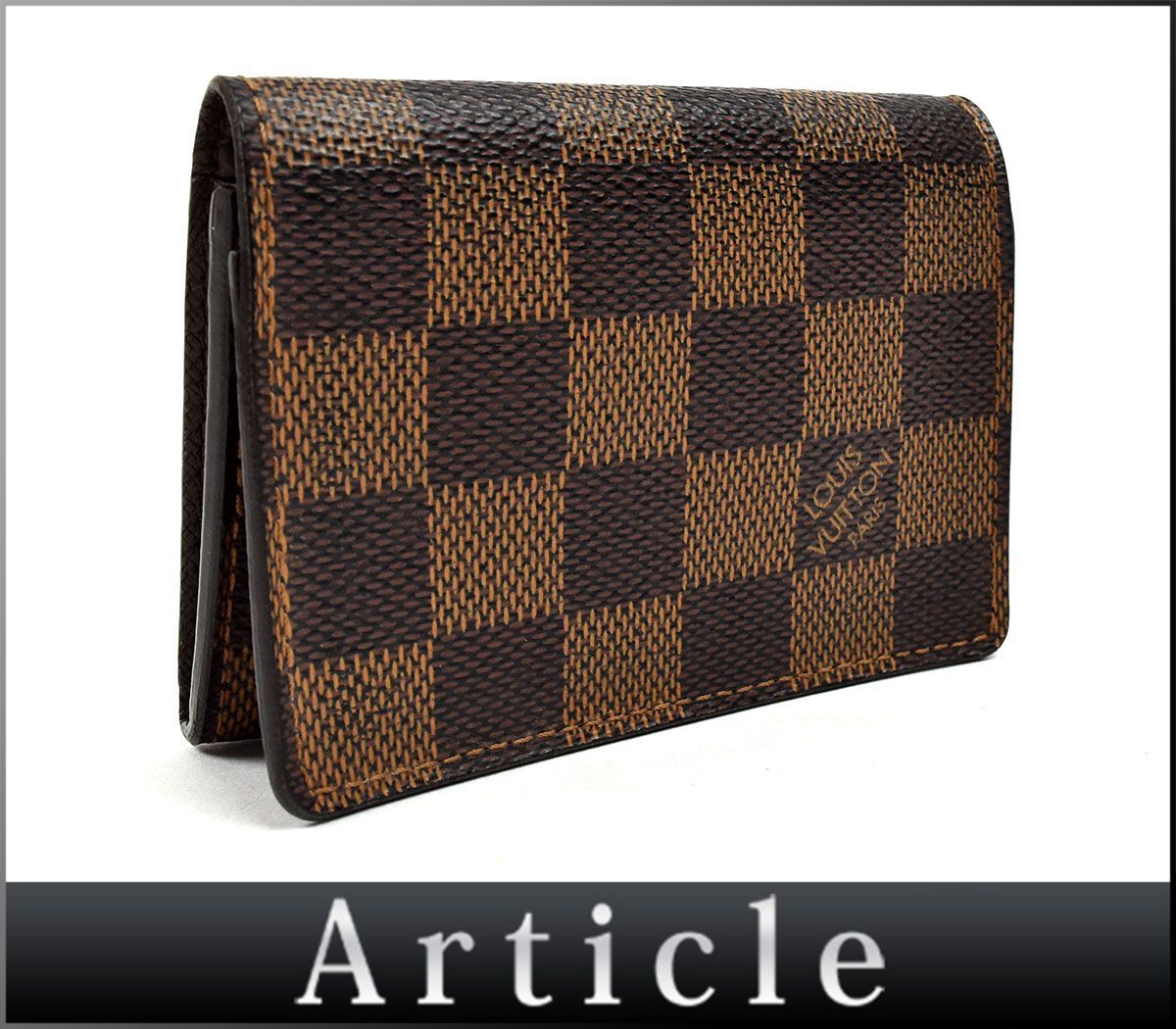 ルイビィトンダミエケース　美品 162055◇ LOUIS VUITTON ルイ ヴィトン アンヴェロップカルトドゥ