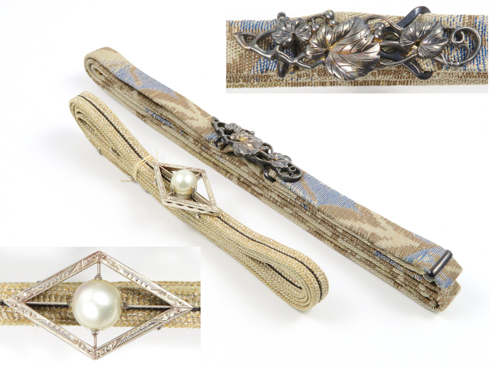 金工　帯留２点（コレクター放出品）