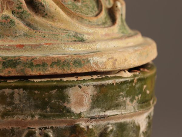 中国古玩 唐物 漢代 緑釉 香炉 時代物 極上品 初だし品 C2619 【公式通販】