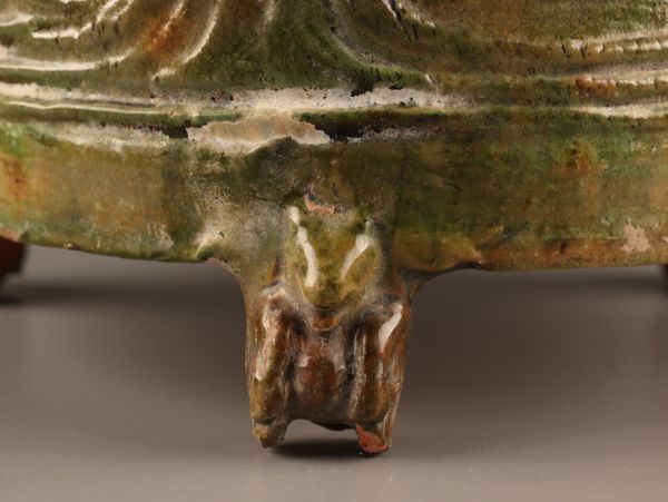 中国古玩 唐物 漢代 緑釉 香炉 時代物 極上品 初だし品 C2619 【公式通販】