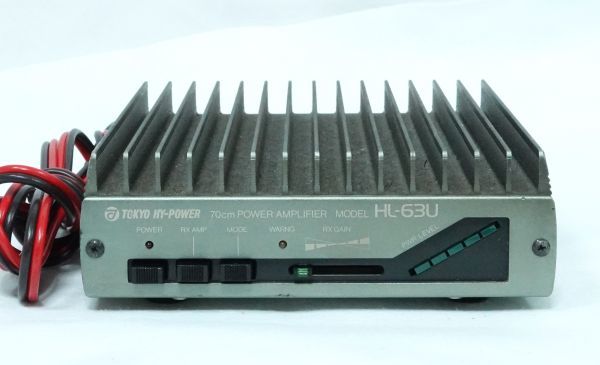 東京ハイパワー HL-63U 430MHz 60W リニアアンプ C4FM・D-STAR 東京ハイパワー HL-63U 430MHz 60W リニアアンプ C4FM・D-STAR