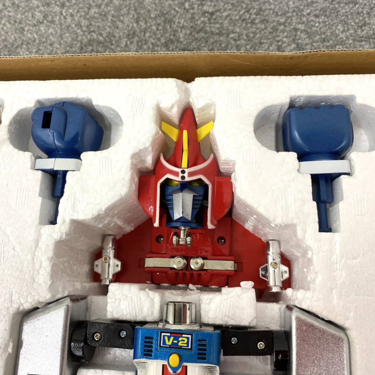 C034-H18-1615 ポピー ポピニカシリーズ 超合金 超電磁マシーンボルテスV ボルトマシン完全合体 ボルト=インボックス レア レトロ