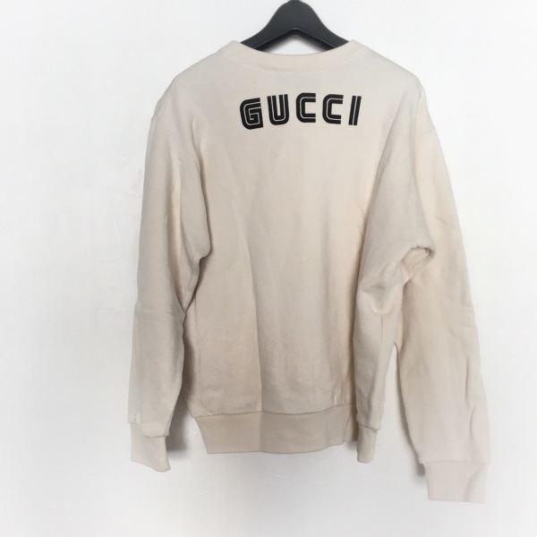 グッチ GUCCI トレーナー サイズXS - アイボリー×黒×マルチ レディース