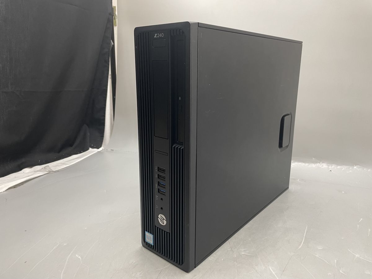 ★1円スタート★動作良好 HP Z240 SFF Xeon E31270 v5 32GB SSD250GB Win10 Pro 保証付き★
