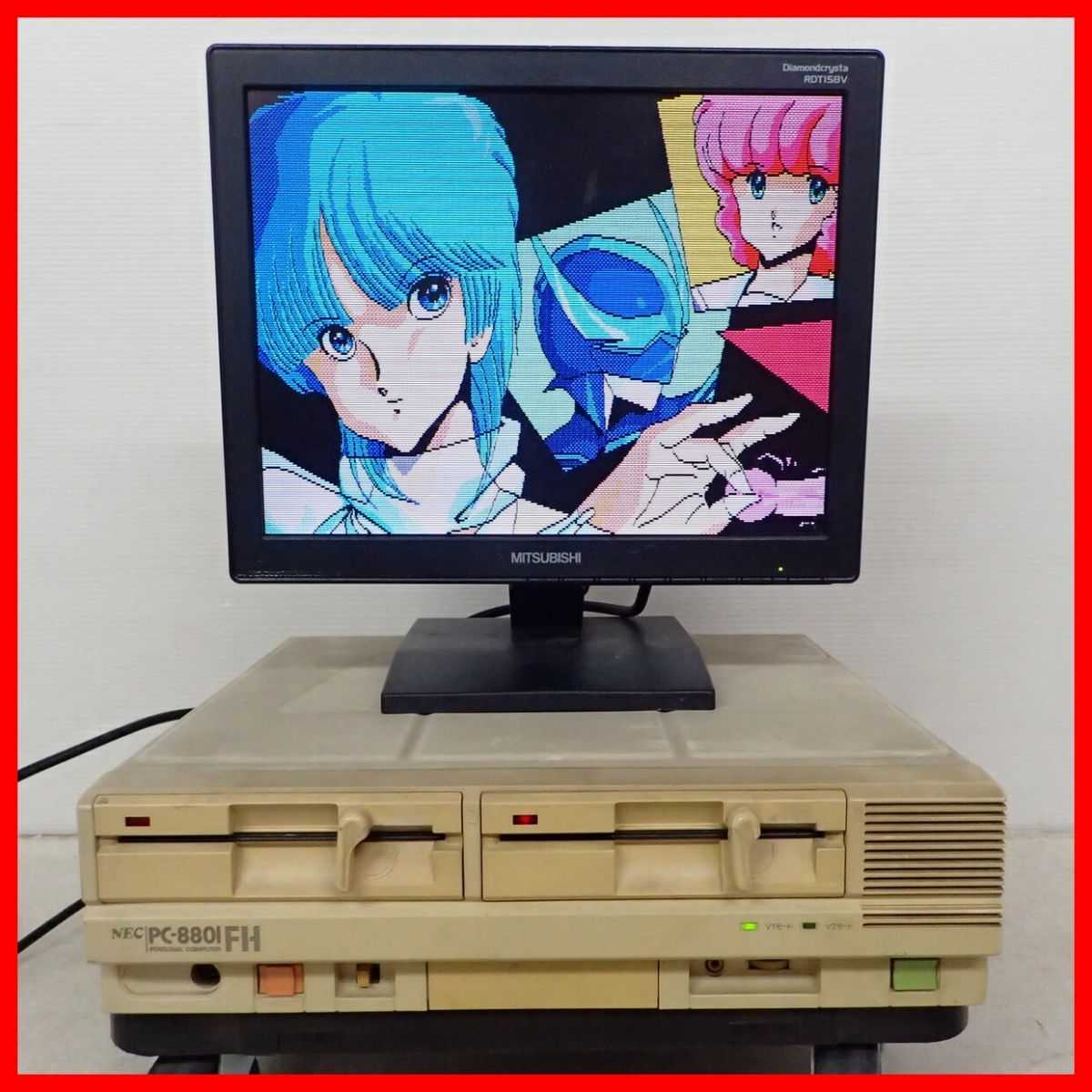 NEC PC-8801FE 本体 レトロPC ◇1円〜 NEC PC-8801FH 本体のみ レトロPC PC88 日本電気 現状品【40