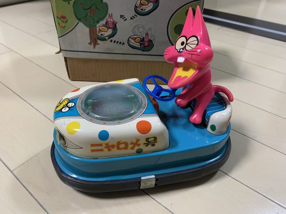野村トーイ ニャロメ氷上自動車 もーれつア太郎 赤塚不二夫ブリキの 
