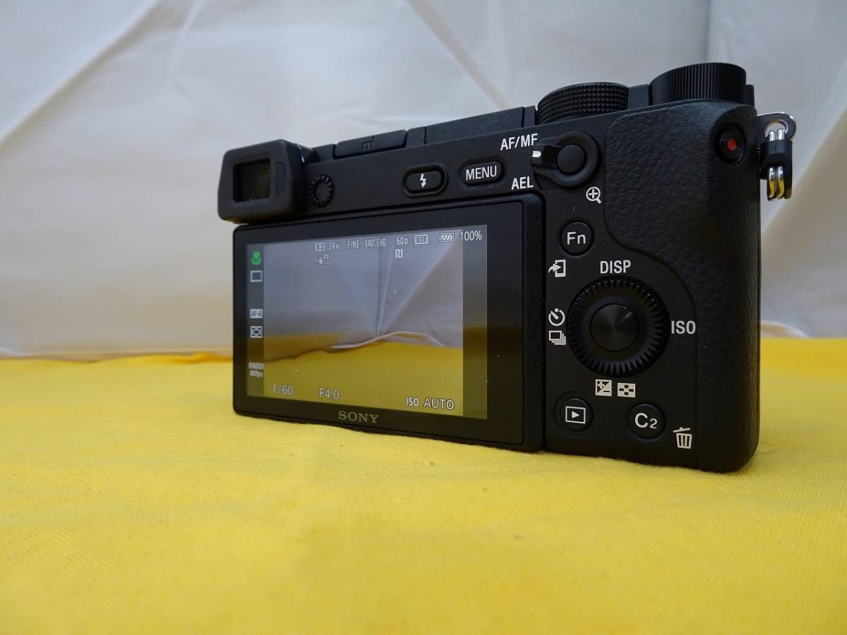 【美品極低使用】 SONY α6300 パワーズームレンズキット+マクロレンズ ILCE-6300L ソニーαシリーズSELP1650 SEL30M35