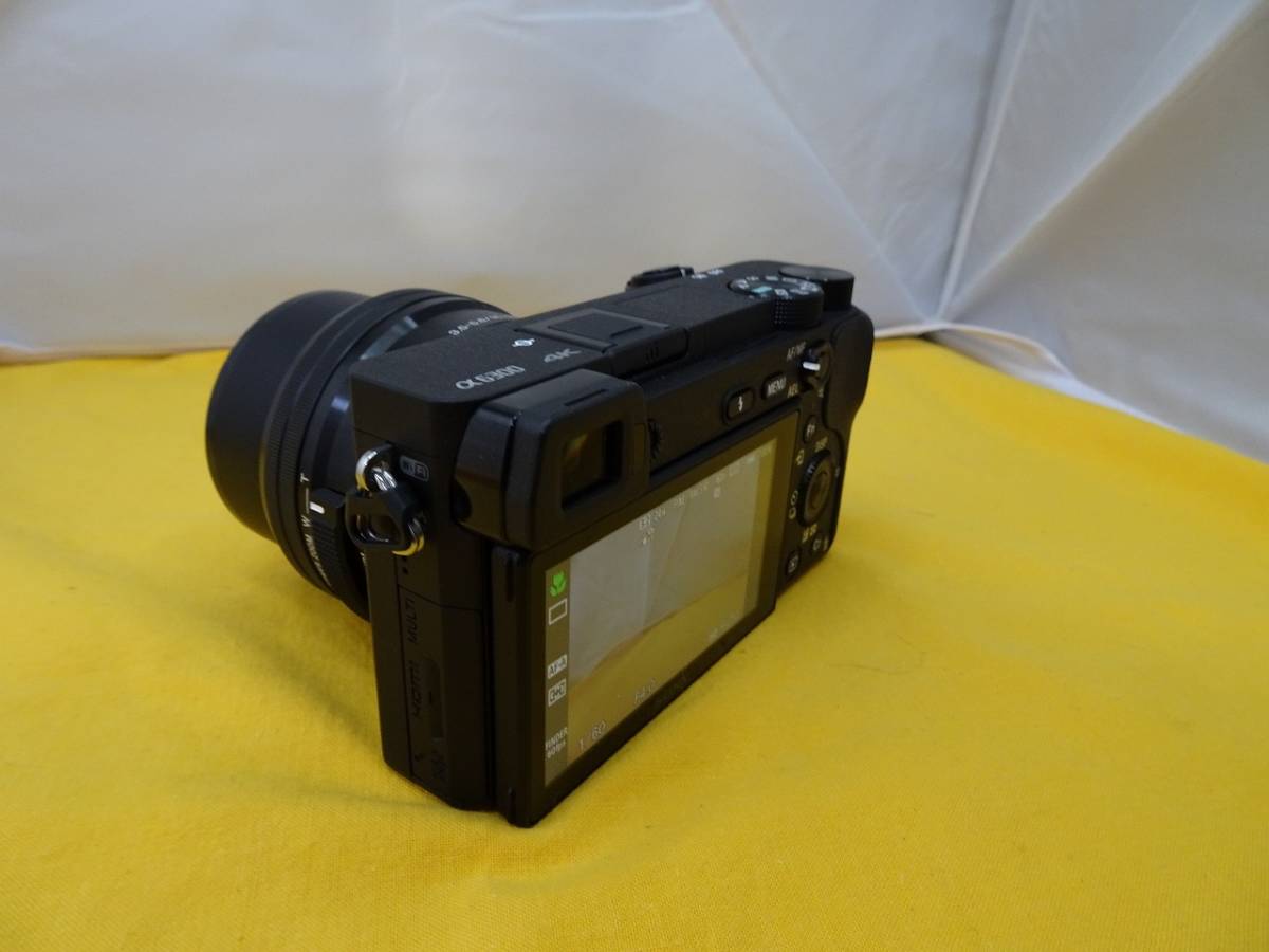 【美品極低使用】 SONY α6300 パワーズームレンズキット+マクロレンズ ILCE-6300L ソニーαシリーズSELP1650 SEL30M35