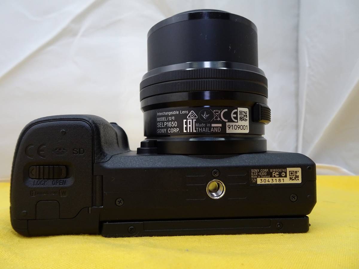 【美品極低使用】 SONY α6300 パワーズームレンズキット+マクロレンズ ILCE-6300L ソニーαシリーズSELP1650 SEL30M35