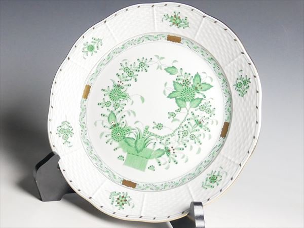 ヘレンド 25、5cm ヘレンド HEREND アピシウスのハーブ プレート 大皿