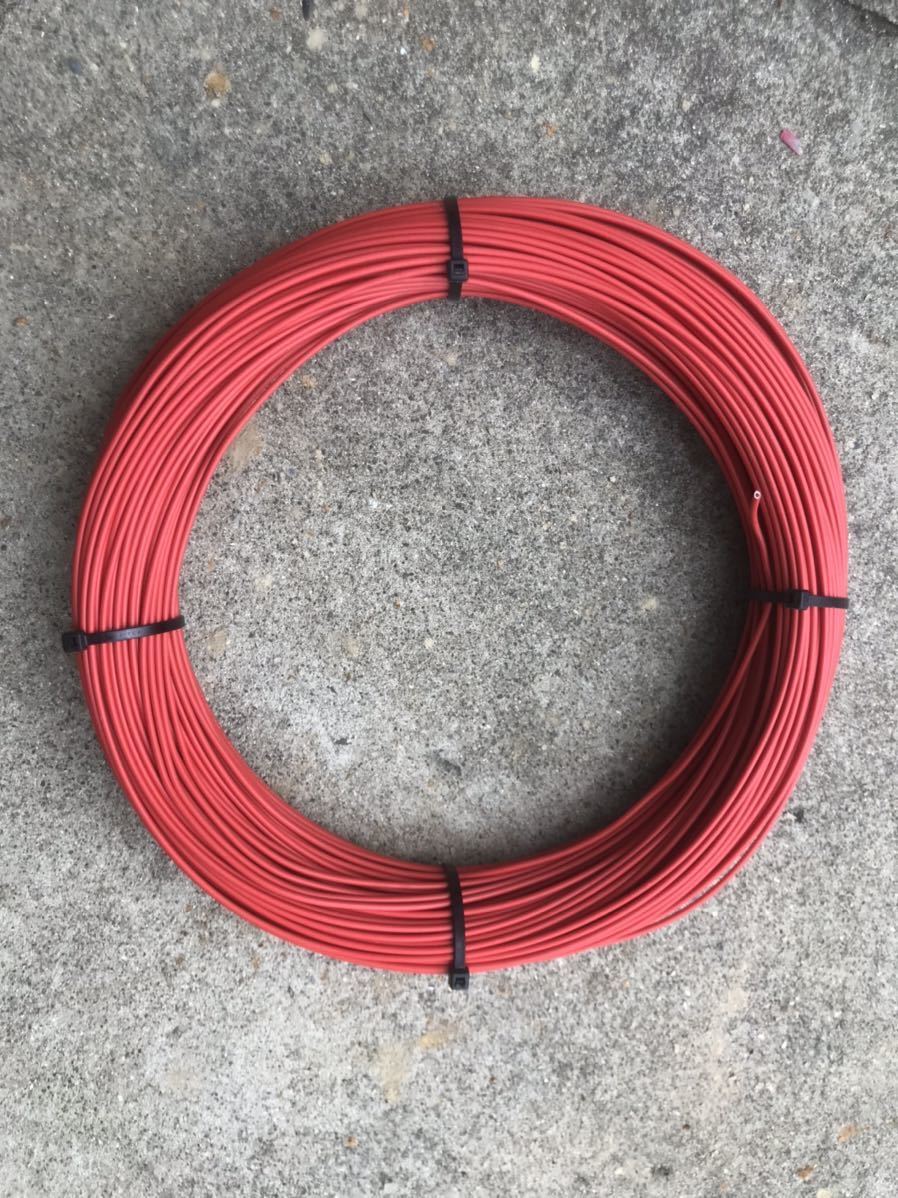 住電日立　IVケーブル　1.6mm 赤色_1