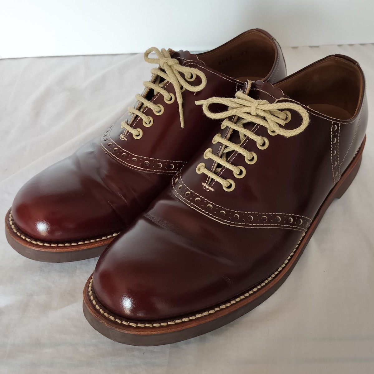 良品！ REGAL × GRAD HAND 別注 サドルシューズ 606S サイズ27.0 グラッドハンド × リーガル レザーシューズ