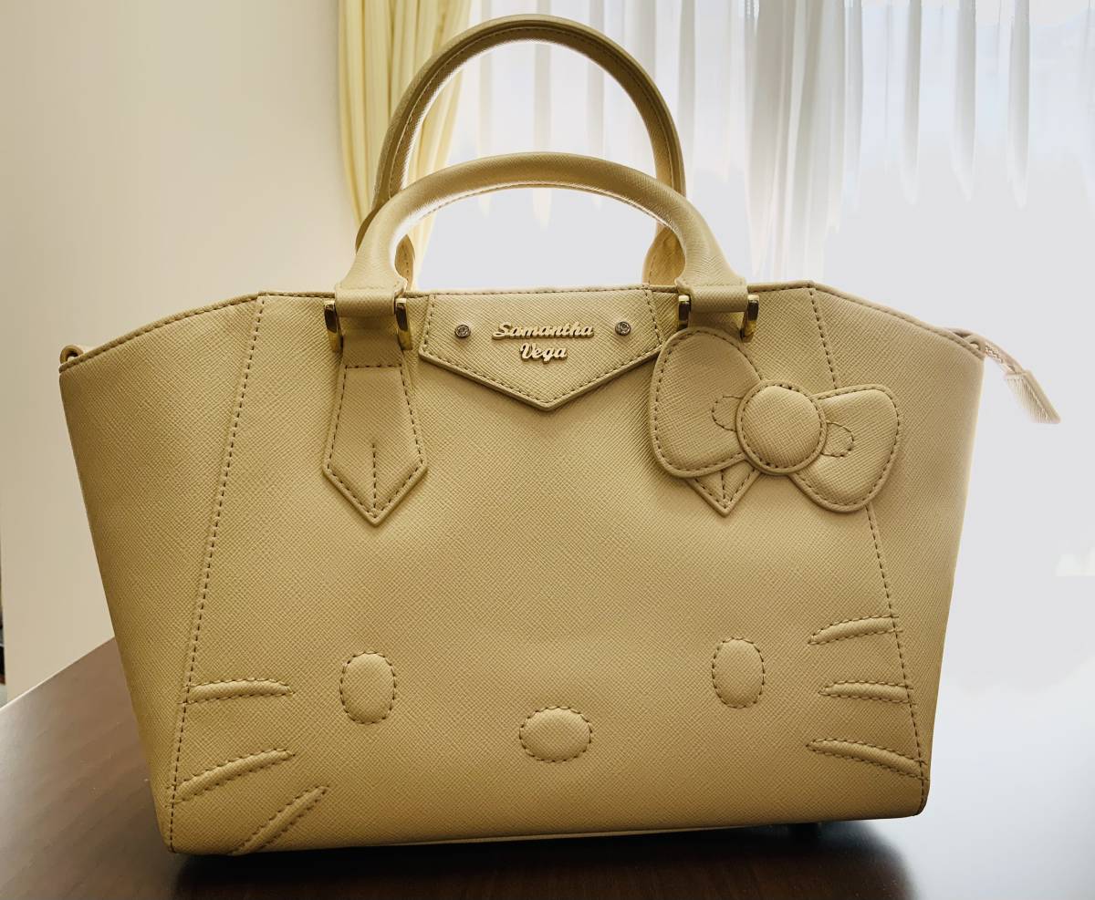 未使用品　サマンサタバサ　Samantha Vega サンリオ　キティ　コラボ　バック　ベージュ