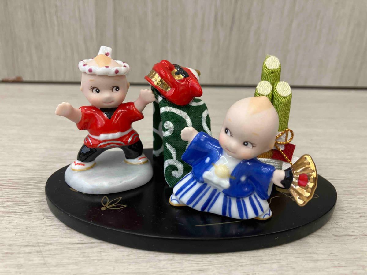 ローズオニール キューピー 歳時記 フィギュアセット 1月