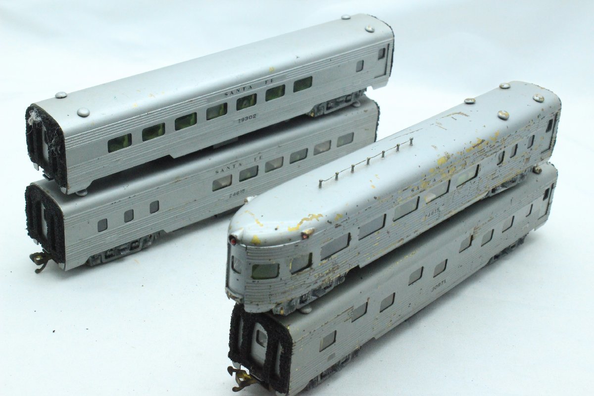 天賞堂 ☆ 「SANTA FE」 鉄道模型 HOゲージ 4両 ☆ ＃4494 天賞堂 鉄道