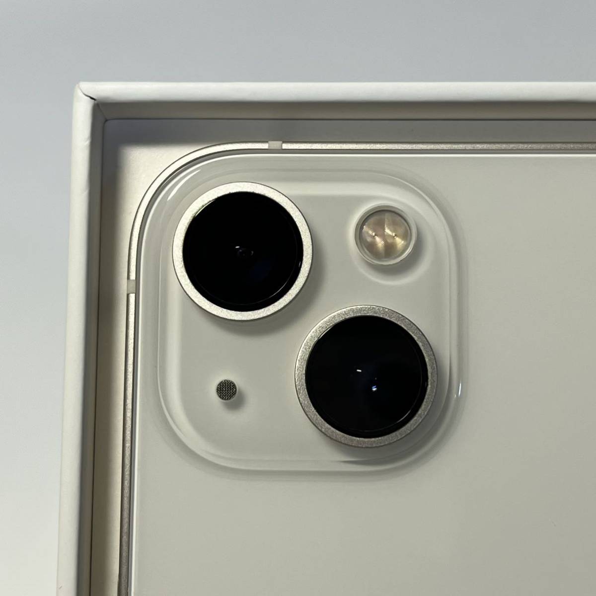 1円~【初期化済み】Apple iPhone 13 128GB スターライト MLND3J/A