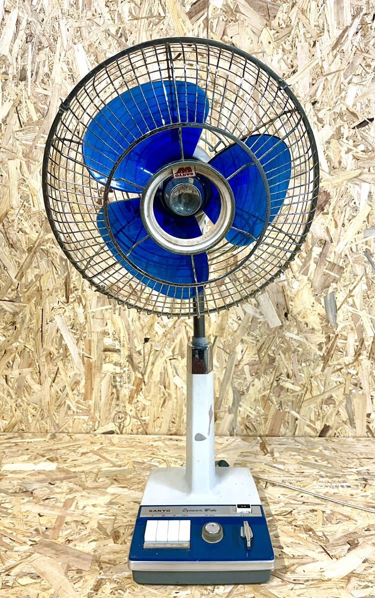 扇風機 SANYO - Dynamic EF-6SZ Wide Yahoo!オークション 昭和レトロ