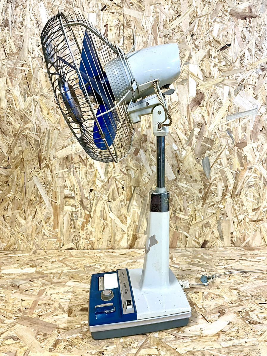 1円〜SANYO 三洋電機 扇風機 EF-6SZ Dynamic wide 羽根径30cm 3枚羽根