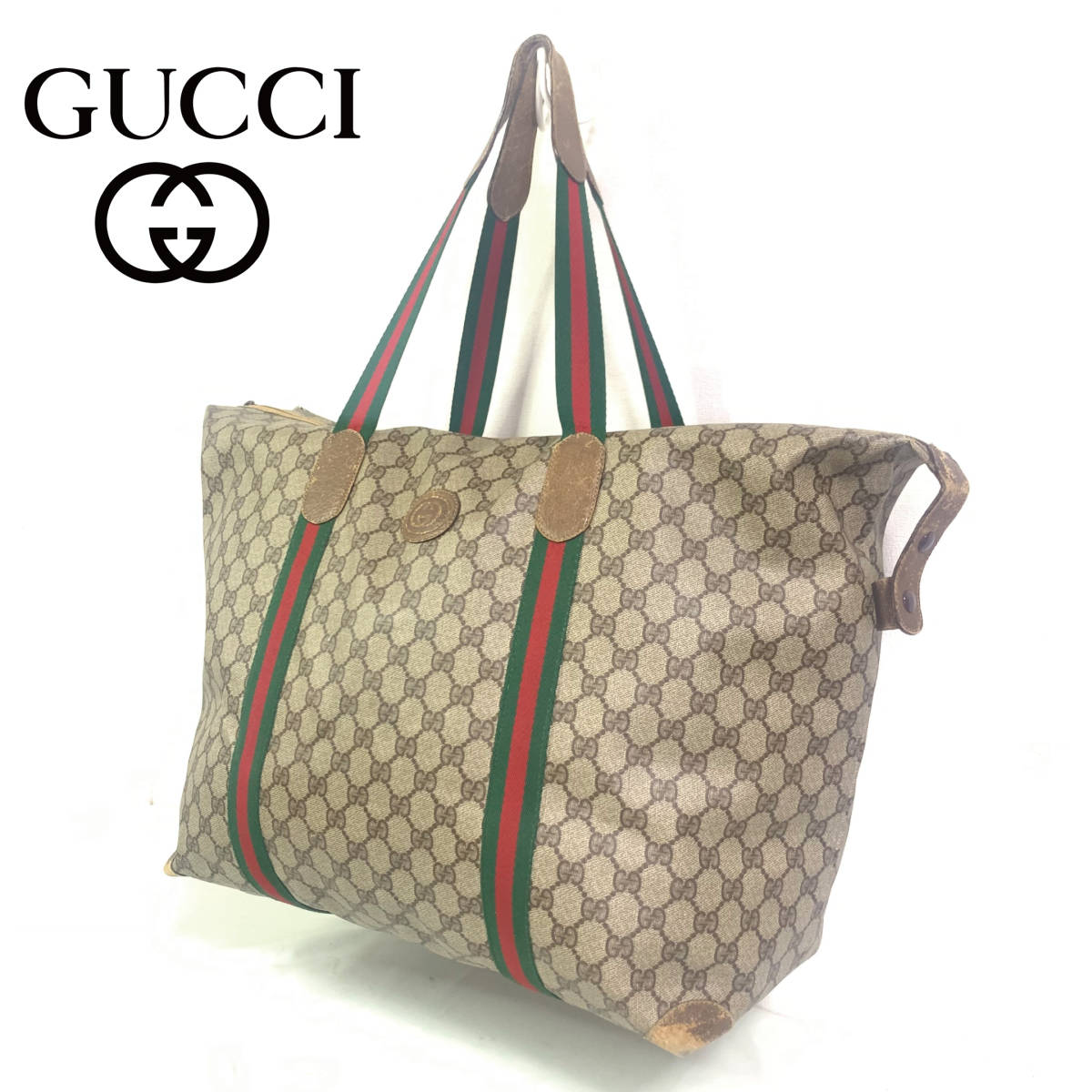 GUCCI Accessory Collection グッチ ボストンバッグ トートバッグ GGモノグラム GGスプリーム アクセコ シェリーライン オールドグッチ