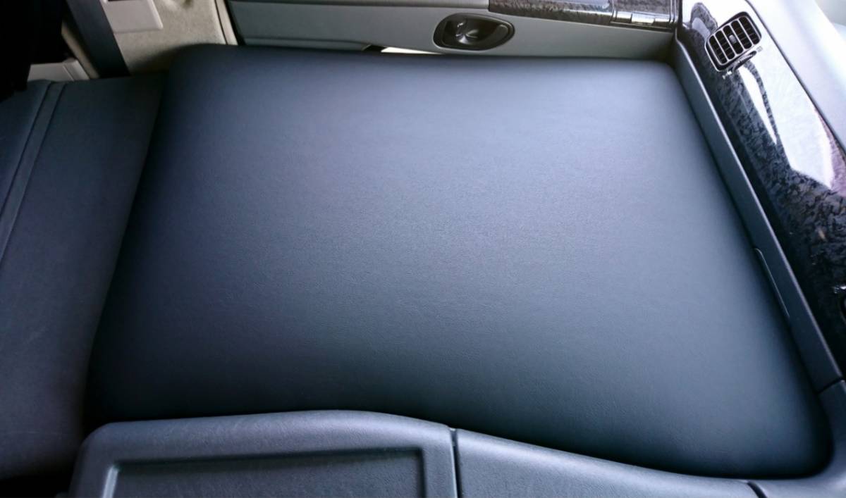 【新品】07スーパーグレート★フラット助手席 ブラックレザー★支柱キット付属 新品】07スーパーグレート☆フラット助手席 ブラックレザー 支柱キット