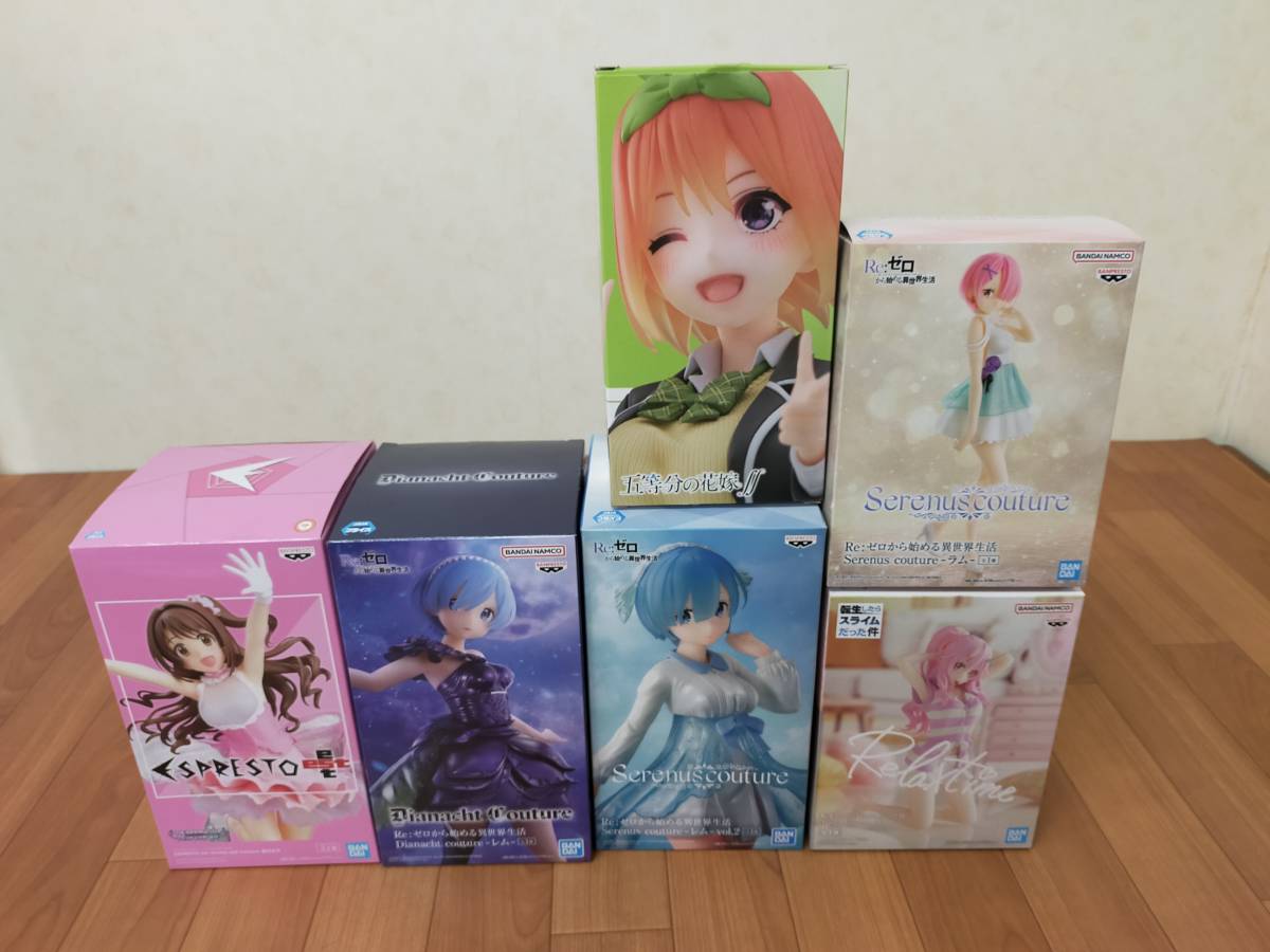 【未開封】美少女フィギュア 22体セット プライズ リゼロ 転スラ 五等分の花嫁 五等分の花嫁＊」中野一花が“小悪魔”姿に！フリュープライズの新