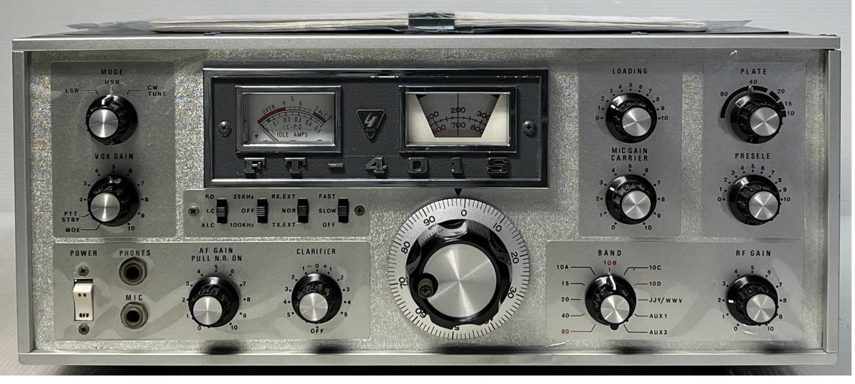 YAESU FT-401S HF トランシーバー(真空管式)◇ジャンク品 YAESU FT