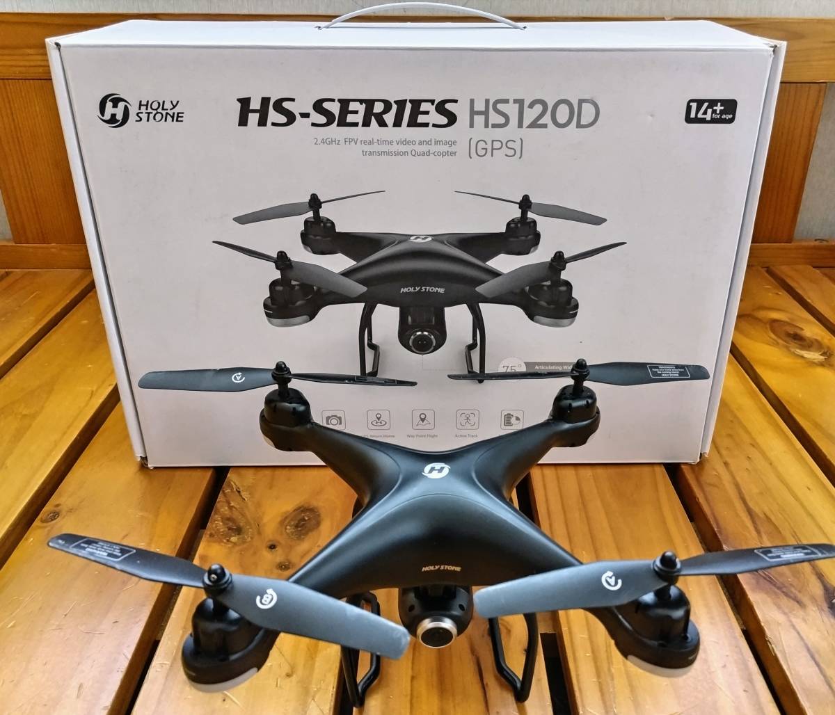 ★ドローン　HOLY STONE HS１２０Ｄ★初心者向け・GPS搭載★