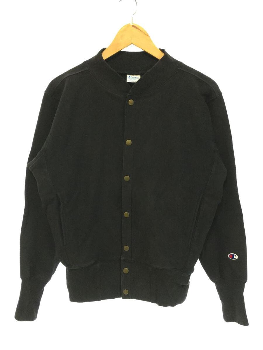 Champion◆チャンピオン/ジャケット/M/コットン/ブラック/黒/C3-G031/青単復刻/リバースウィーブ