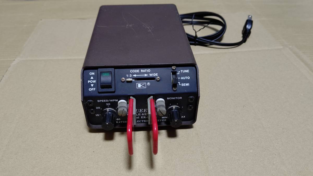 KATSUMI EK-160 アマチュア無線 エレキー カツミ電機エレキーKATSUMI