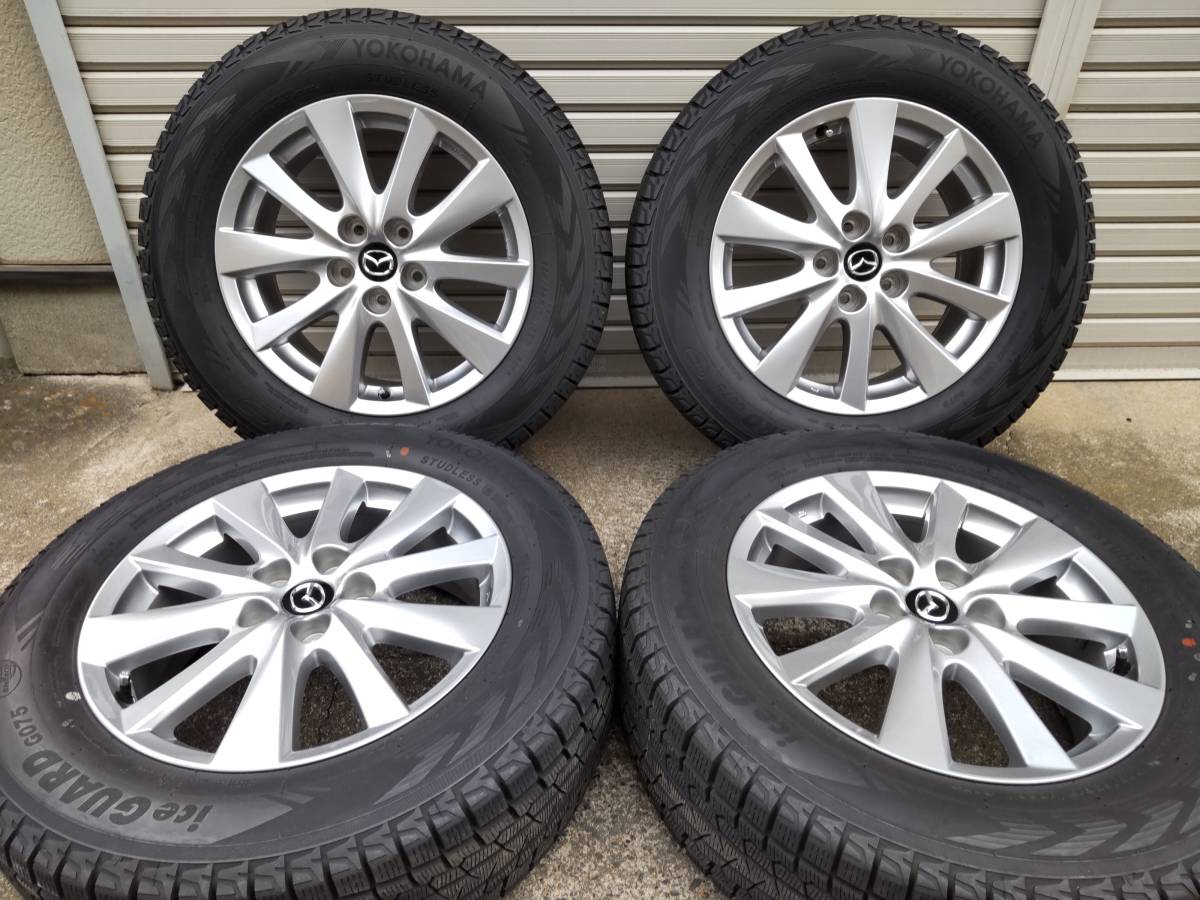 【人気定番，得価】 CX-5純正アルミホイール iceGUARD SUV G075 225/65R17 9分山 4本(スタッドレスタイヤ)｜売買されたオークション情報、yahooの商品情報をアーカイブ公開 - オークファン 5穴